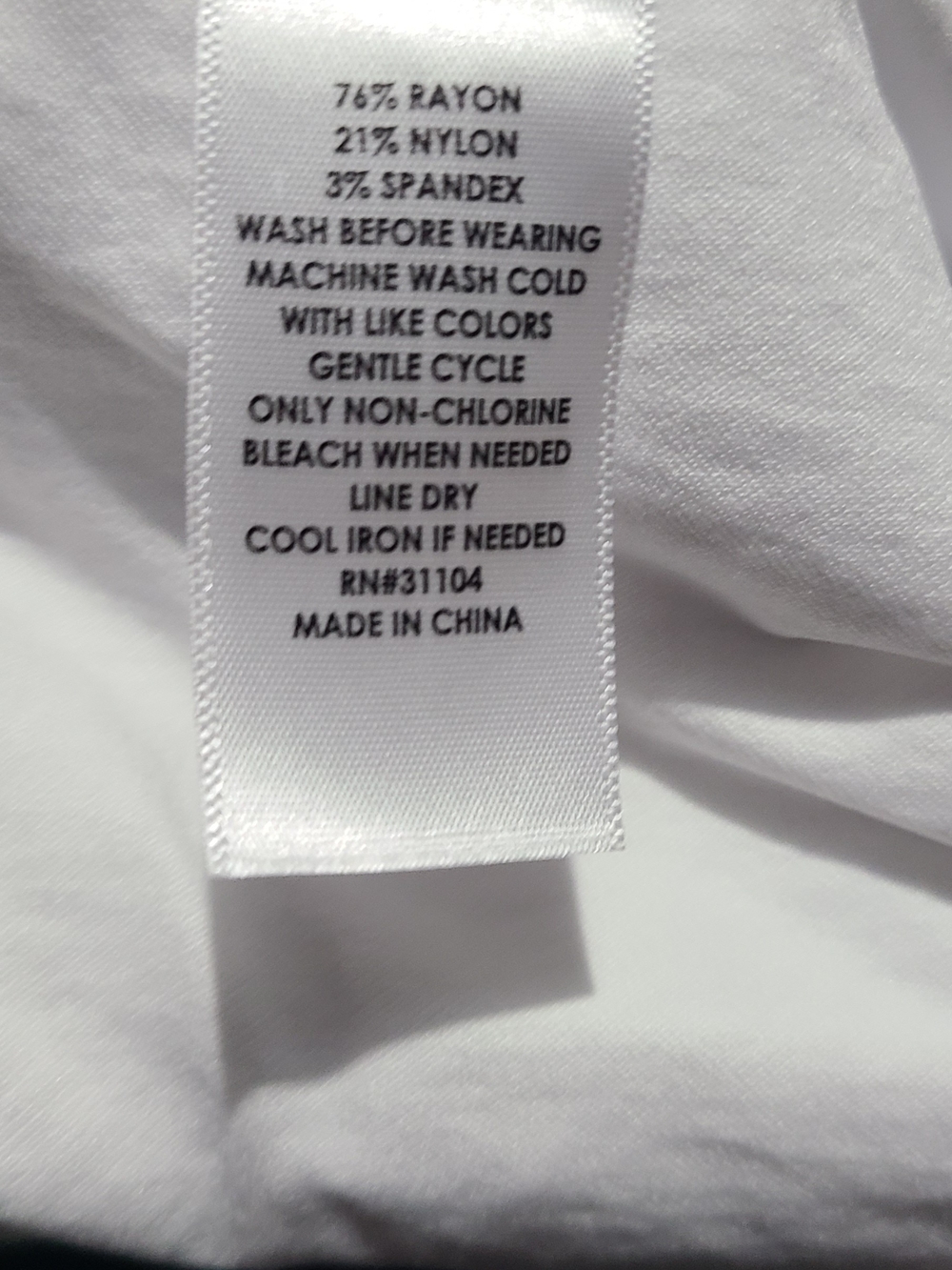 Kim Rogers Women’s White Ruffle-Hem Mini Skort Size 16 - Picture 6 of 7